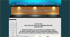 Desktop Screenshot of drehorgelspieler.ch